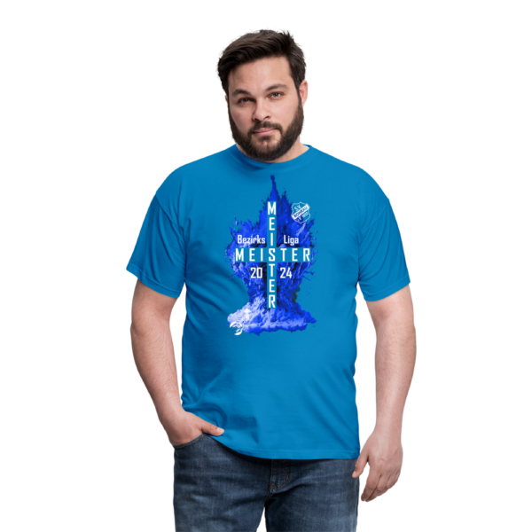 Männer T-Shirt Meister 2024 "blue explosion #2"