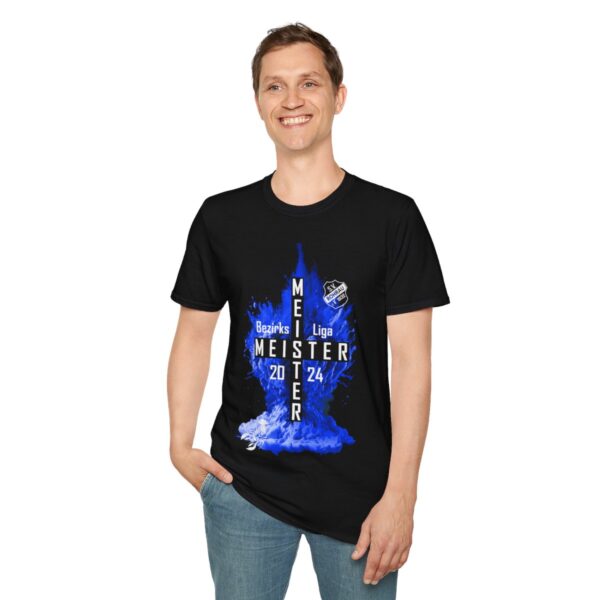 Unisex Softstyle T-Shirt Meister 2024 "blue explosion"